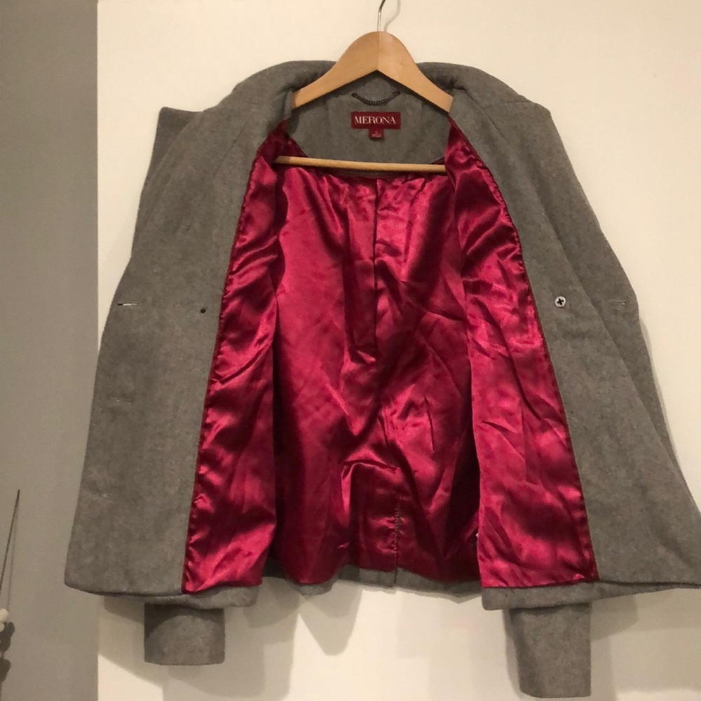 Cute cropped pea coat - Picture 2 of 2